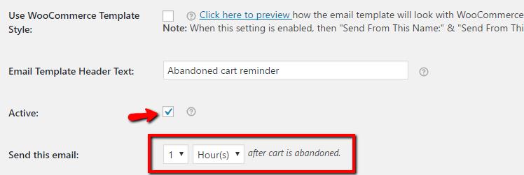 email timing