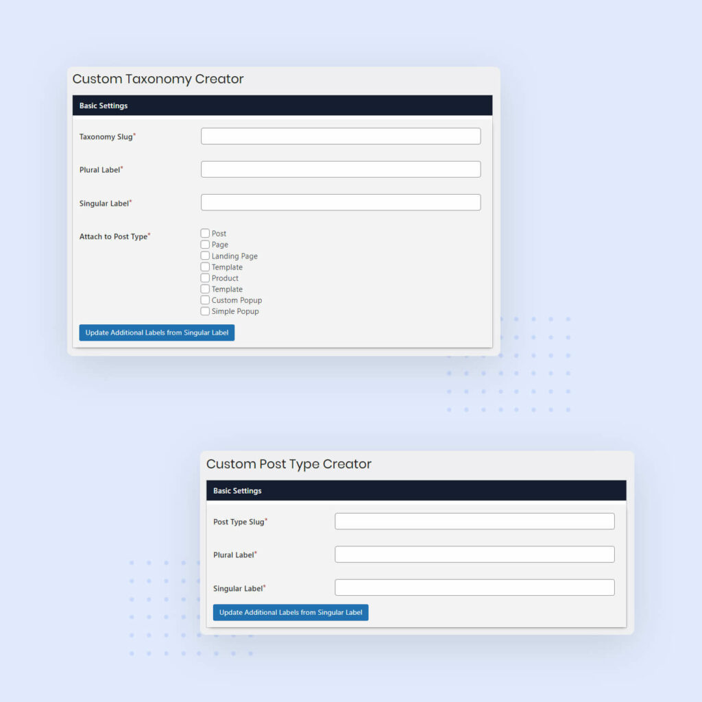 new OceanWP premium feature custom post types for WordPress