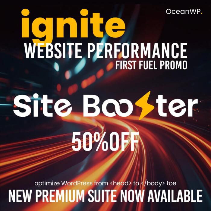 Ocean Site Booster First Fuel promotion banner square