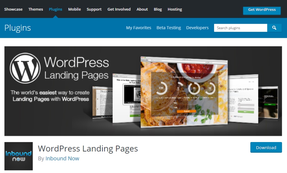 wordpress-landing-pages -screenshot