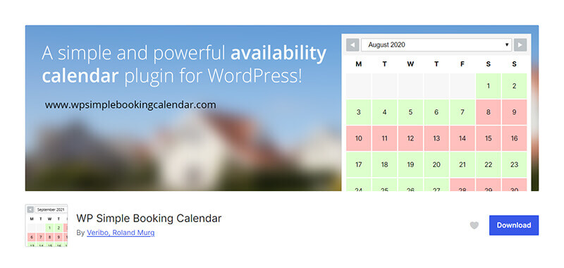 WP Simple Booking Calendar