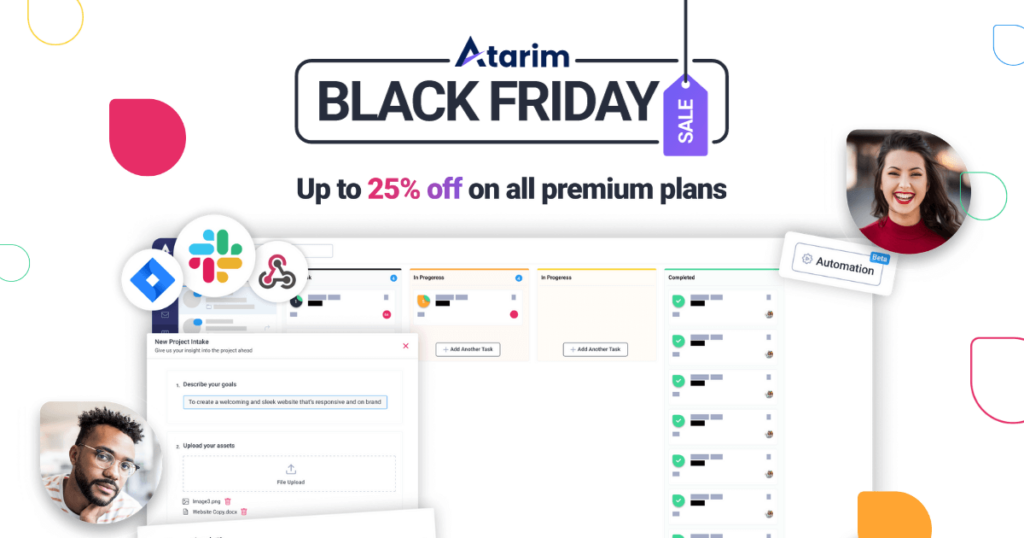 Atarim Black Friday 2023 promo banner