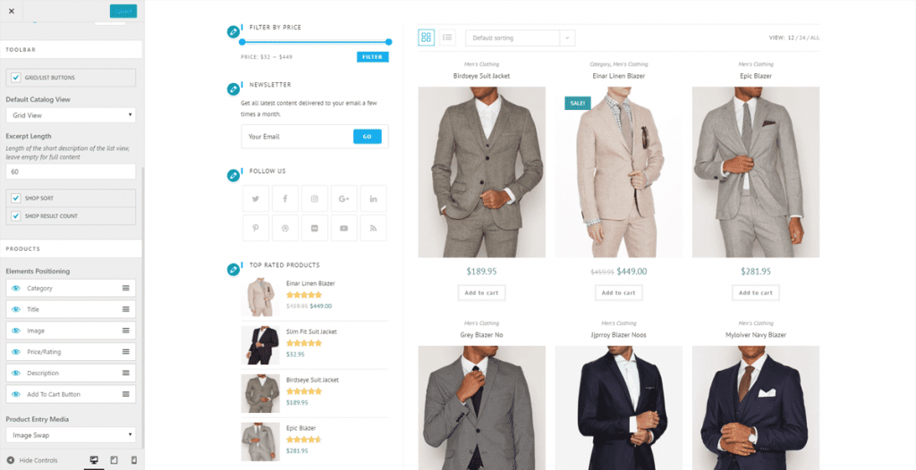 Catalog Products Positioning