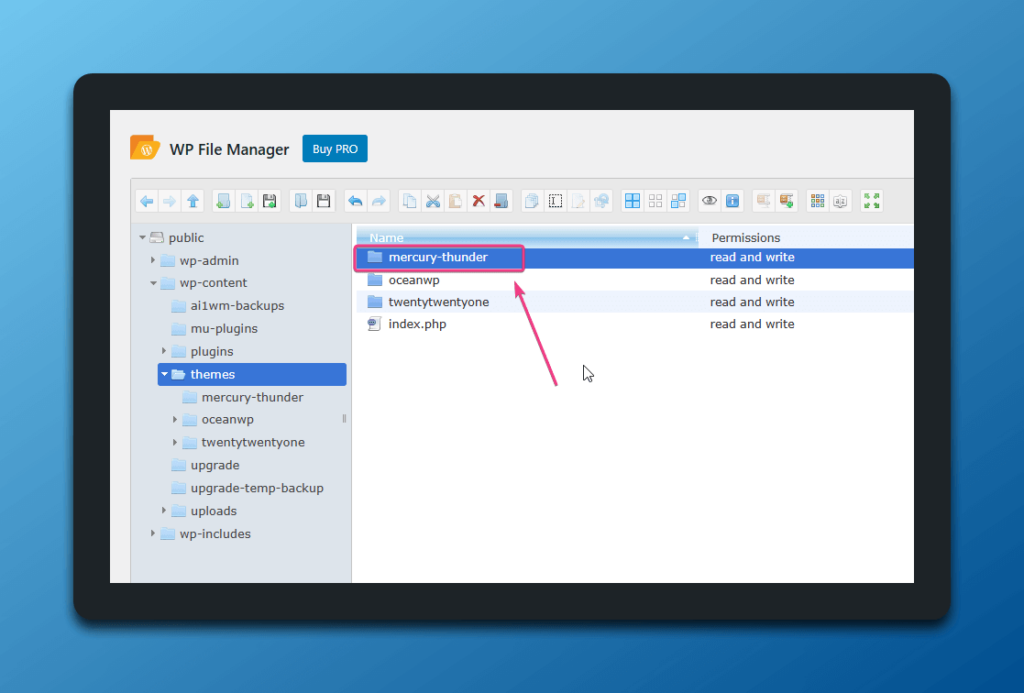 white-labeled WordPress child theme folder name example