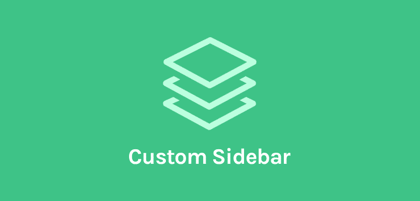 Custom Sidebar