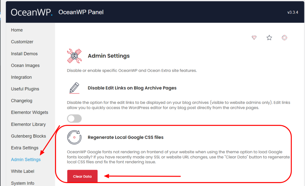 OceanWP update allows everyone to load Google fonts from site, even if the SSL certificate is not correctly applied