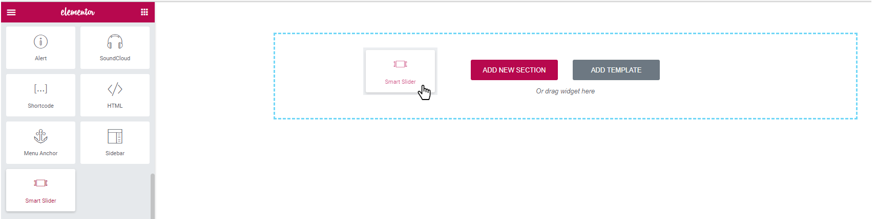 Insert Slider With Elementor
