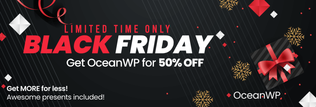 oceanwp bfcm sales banner promo