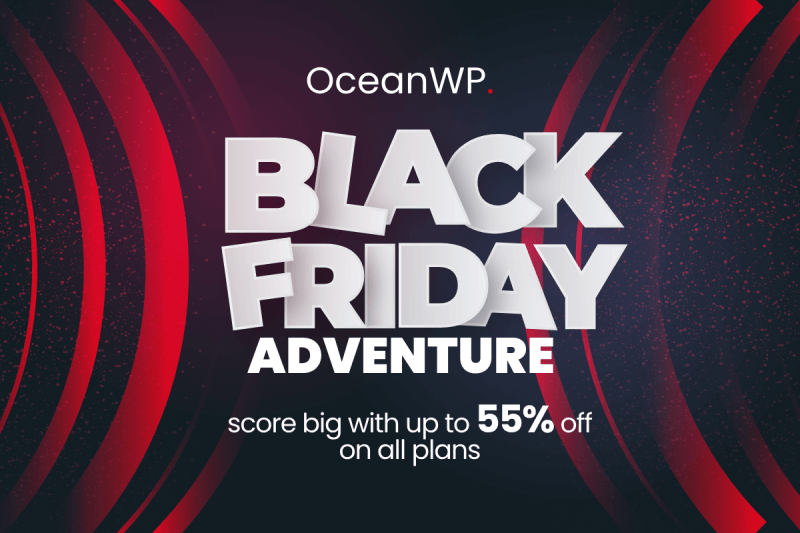 OceanWP Black Friday 2023 promo banner