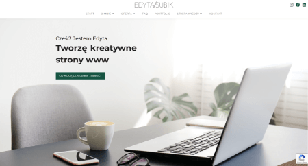 web design services portfolio website made with oceanwp homepage