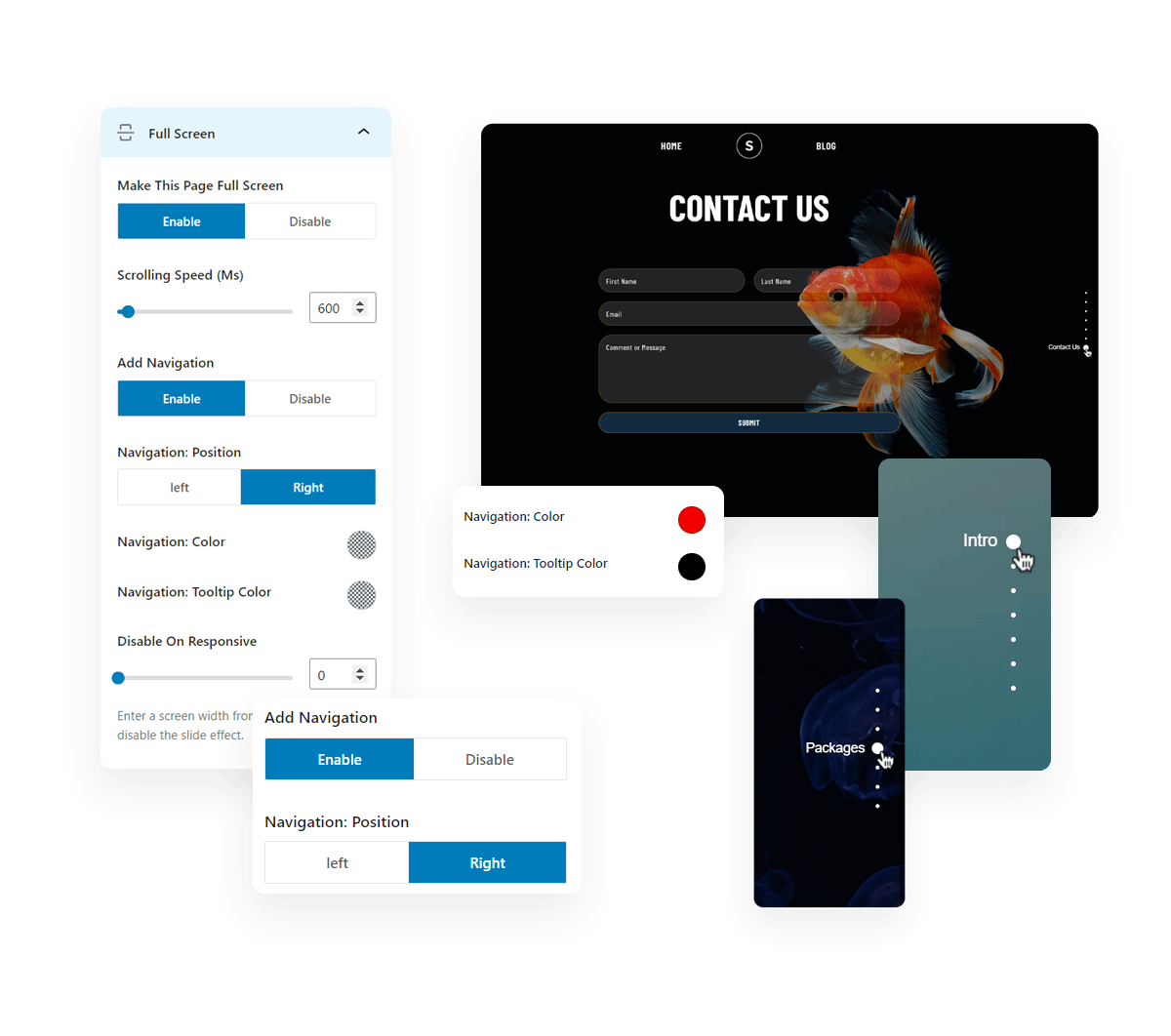 OceanWP Pro Bundle Full Screen features display