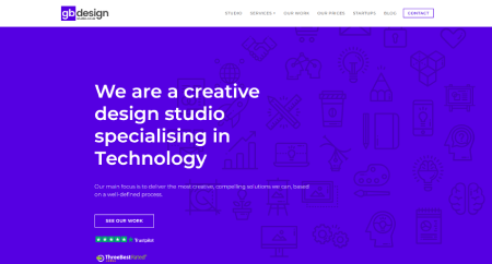 web design agency website made with wordpress oceanwp