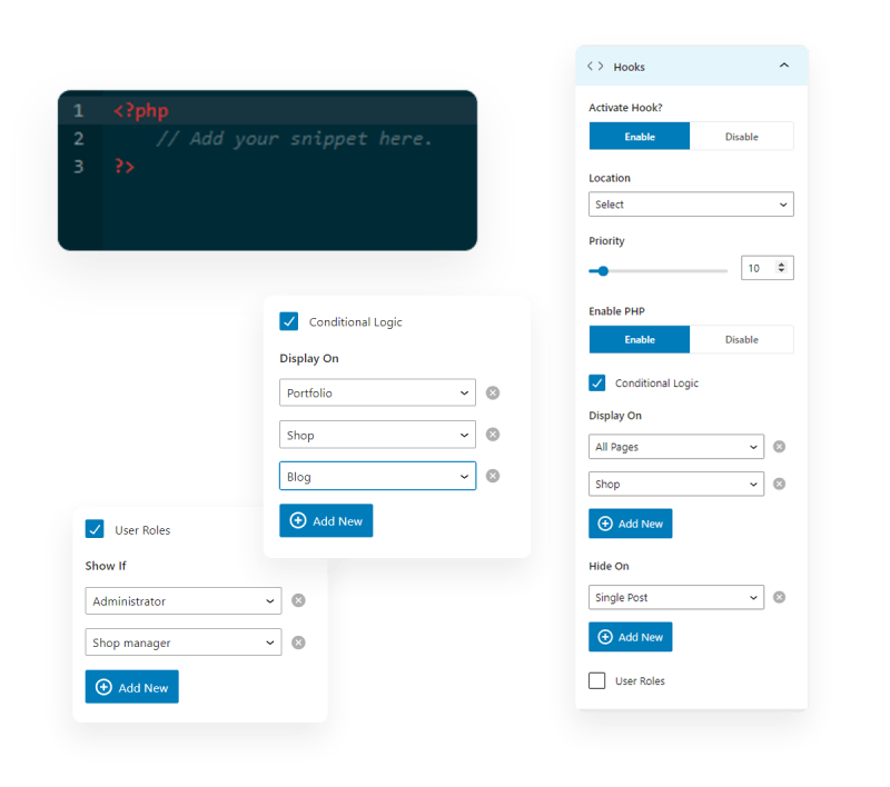 OceanWP Pro Bundle Hooks features display
