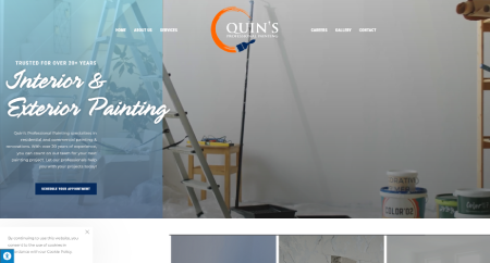 interior and exterior painting services website made with oceanwp homepage
