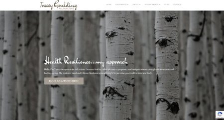 health acupuncture services website made with oceanwp homepage