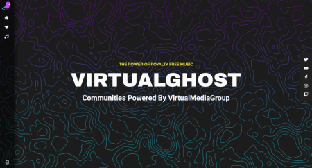 portfolio music landing page made with oceanwp