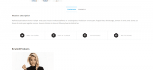 Product Sharing On Full Width Page