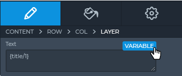 Title Variable