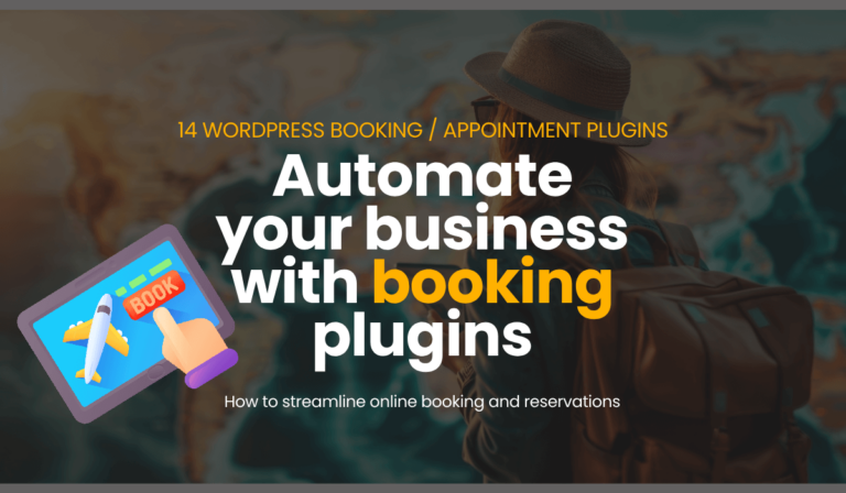 Read more about the article 14 Plugins to Consider when Creating a Booking or Appointment Booking Website